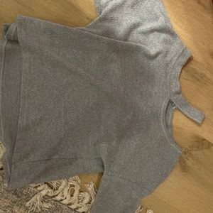 Vintage Havana “cold-shoulder” long sleeves